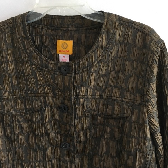 Ruby Rd. Crew Neck Jacket - Picture 2 of 5